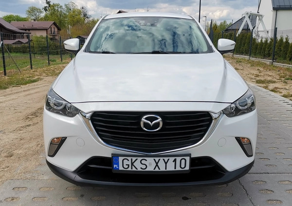 Mazda CX-3 cena 54900 przebieg: 171000, rok produkcji 2015 z Skarszewy małe 191